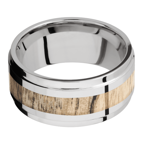 Cobalt Chrome + Polish , Polish Finish All Rings Men's Wedding Band