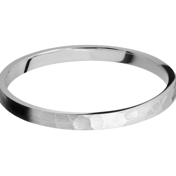 Titanium + Hammer Finish All Rings Men's Wedding Band
