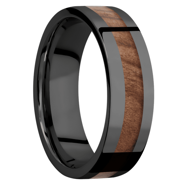 Zirconium + Polish Finish All Rings Men's Wedding Band