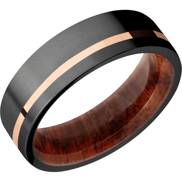 Zirconium + Bead , Machine Finish + Snake