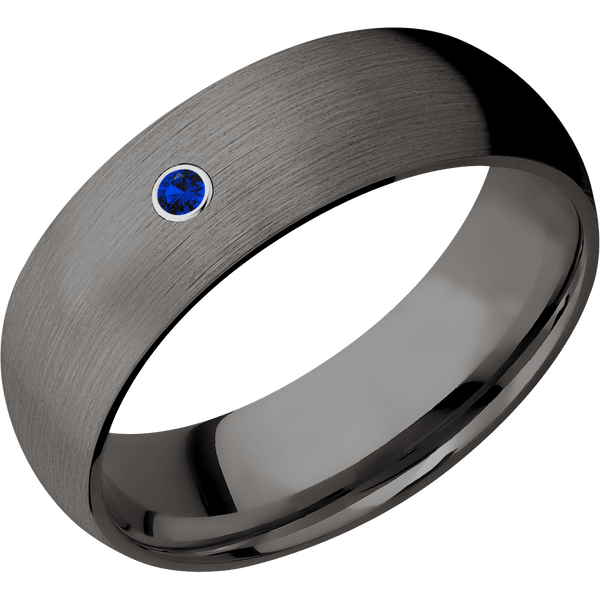 Tantalum Noir + Satin Finish All Rings Men's Wedding Band