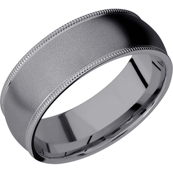 Tantalum + Sand Finish Included in Sale Pricing Men's Wedding Band