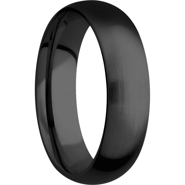 Zirconium + Satin Finish All Rings Men's Wedding Band