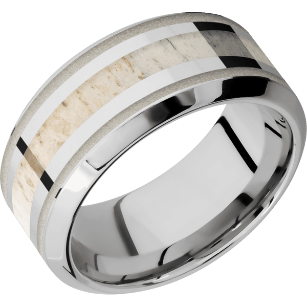 Cobalt Chrome + Polish , Polish Finish All Rings Men's Wedding Band