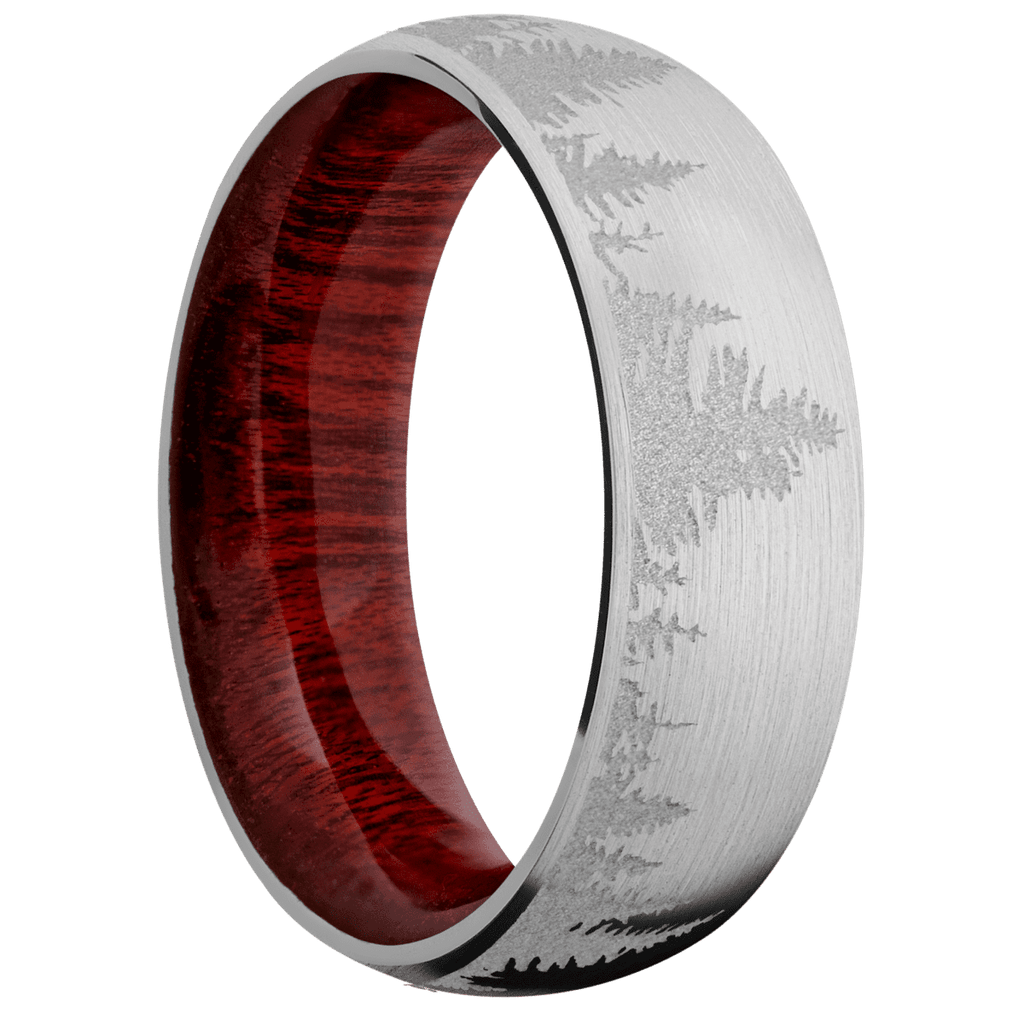 Cobalt Chrome + Satin Finish + Blood Wood