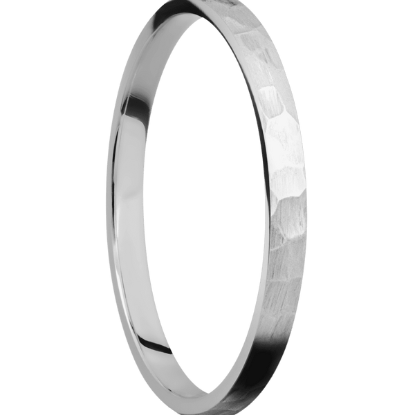 Titanium + Hammer Finish All Rings Men's Wedding Band