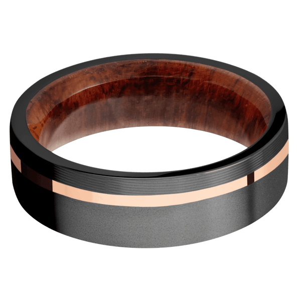 Zirconium + Bead , Machine Finish + Snake