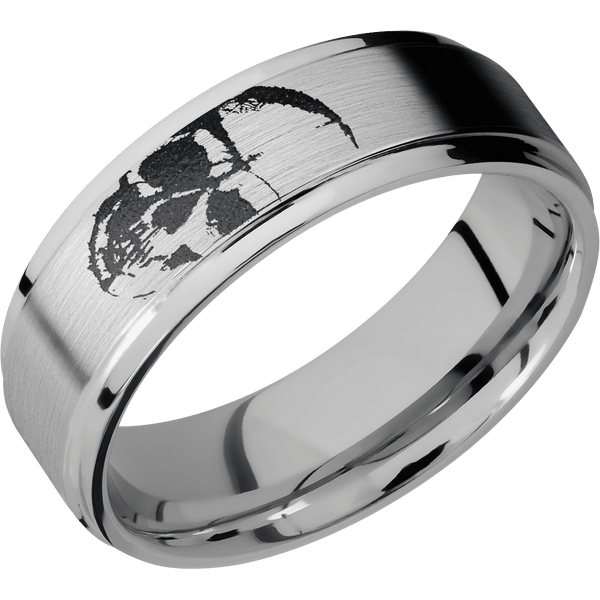 Titanium + Satin , Polish Finish All Rings Men's Wedding Band