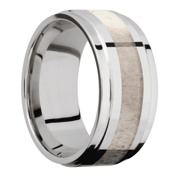 Cobalt Chrome + Polish , Polish Finish All Rings Men's Wedding Band