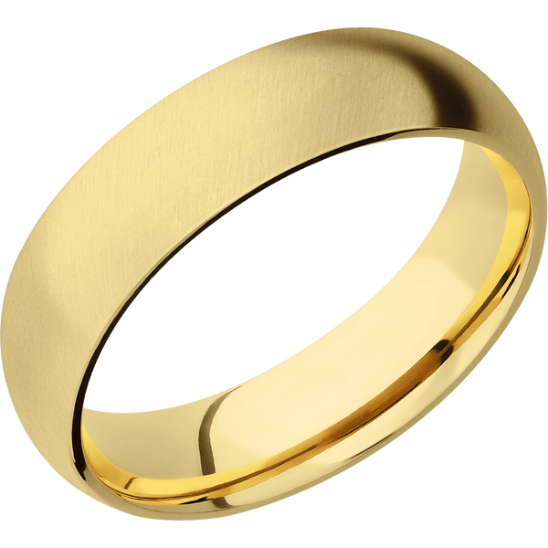 22K Yellow Gold + Anglesatin Finish All Rings Men's Wedding Band