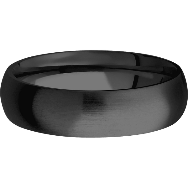 Zirconium + Satin Finish All Rings Men's Wedding Band