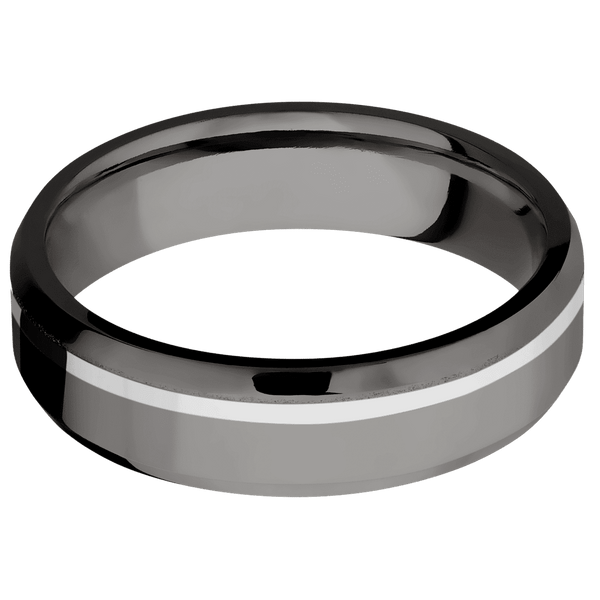 Tantalum Noir + Polish , Polish Finish Included in Sale Pricing Men's Wedding Band