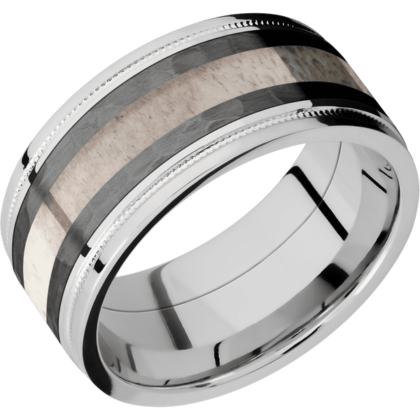 Cobalt Chrome + Polish , Polish Finish All Rings Men's Wedding Band