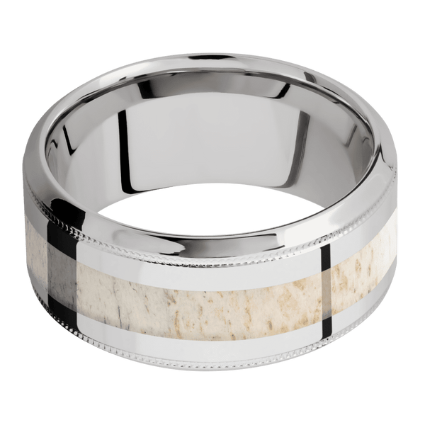 Cobalt Chrome + Polish , Polish Finish All Rings Men's Wedding Band