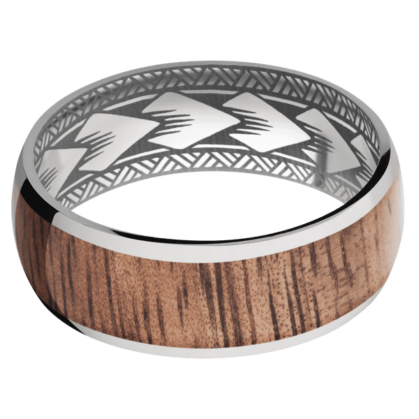 Titanium + Polish Finish All Rings Men's Wedding Band