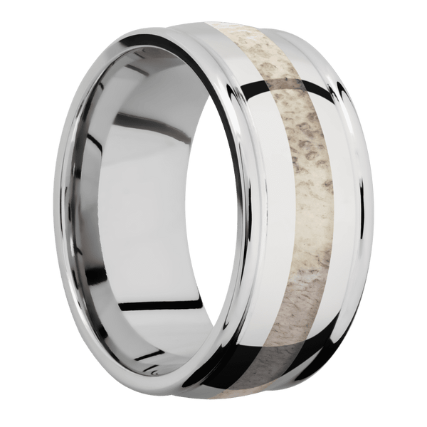 Cobalt Chrome + Polish , Polish Finish All Rings Men's Wedding Band