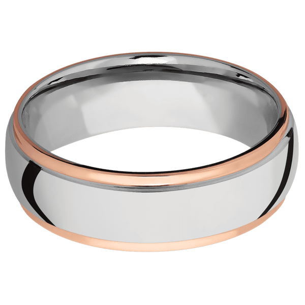 Cobalt Chrome + Polish , Polish Finish All Rings Men's Wedding Band