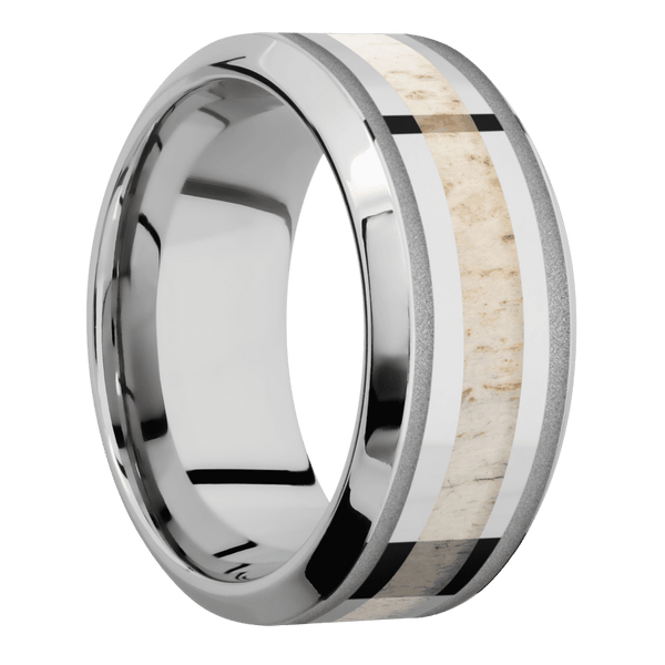 Cobalt Chrome + Polish , Polish Finish All Rings Men's Wedding Band