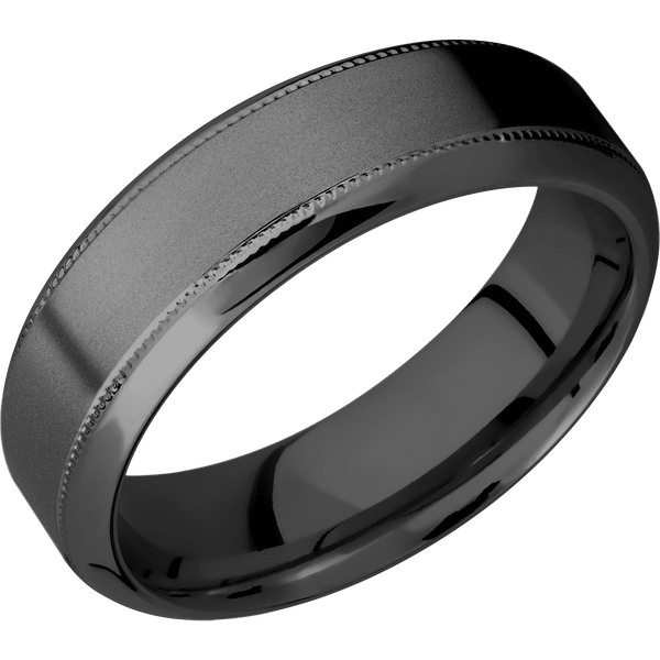 Zirconium + Bead , Polish Finish All Rings Men's Wedding Band
