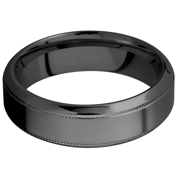 Zirconium + Bead , Polish Finish All Rings Men's Wedding Band