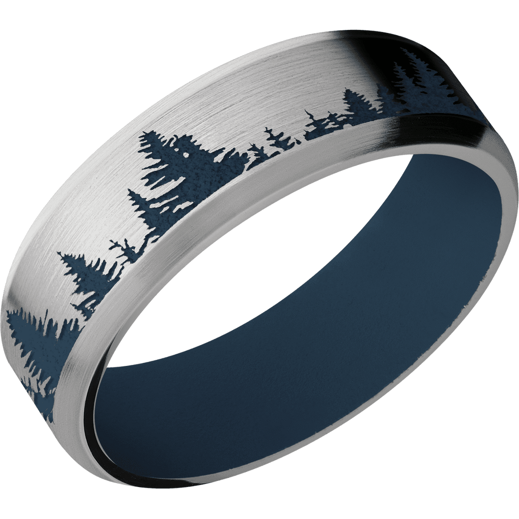 Titanium + Satin , Satin Finish + Navy Blue