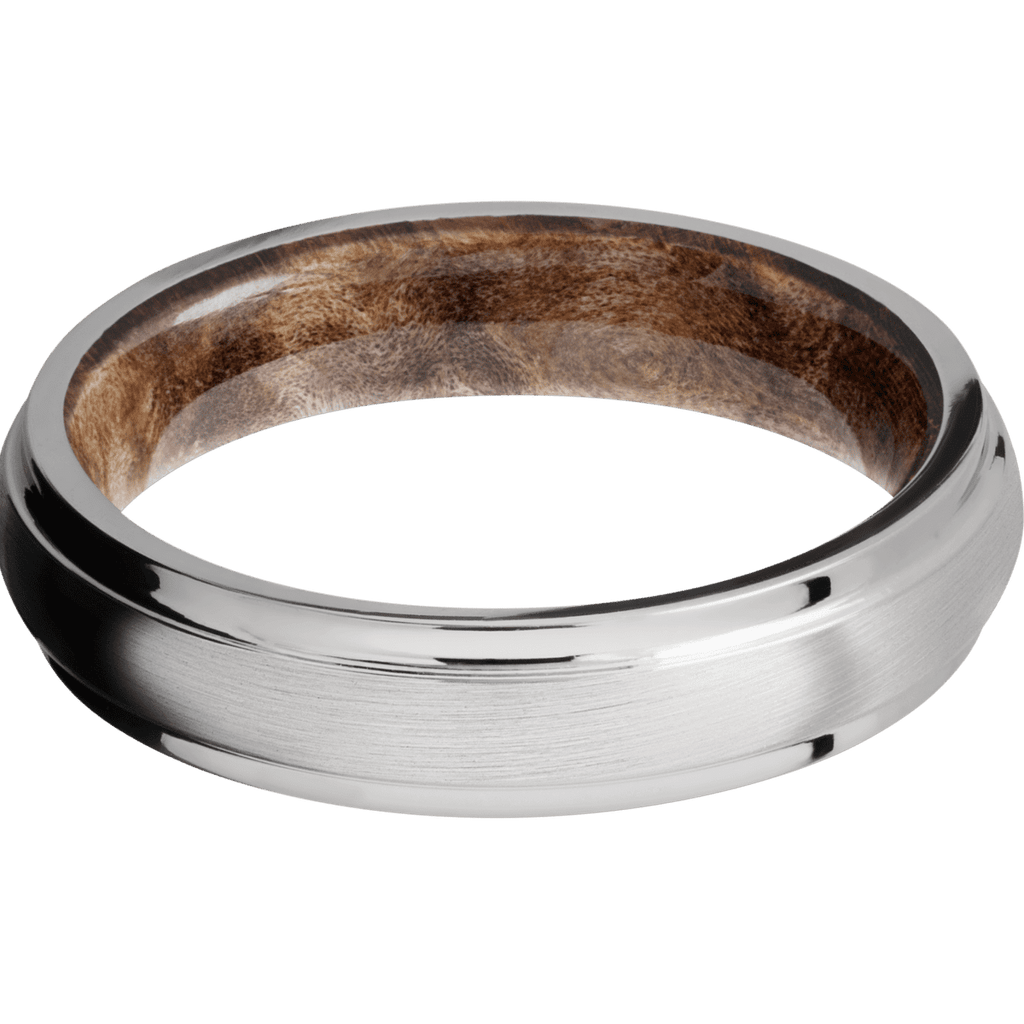 Platinum + Satin , Polish Finish + Maple Burl