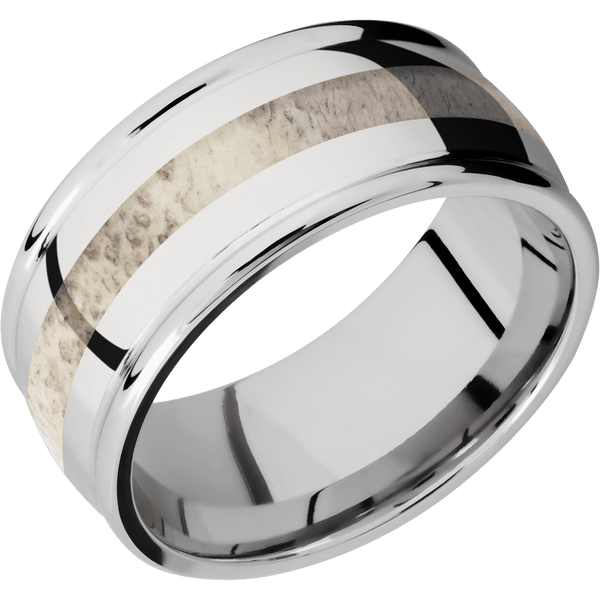 Cobalt Chrome + Polish , Polish Finish All Rings Men's Wedding Band