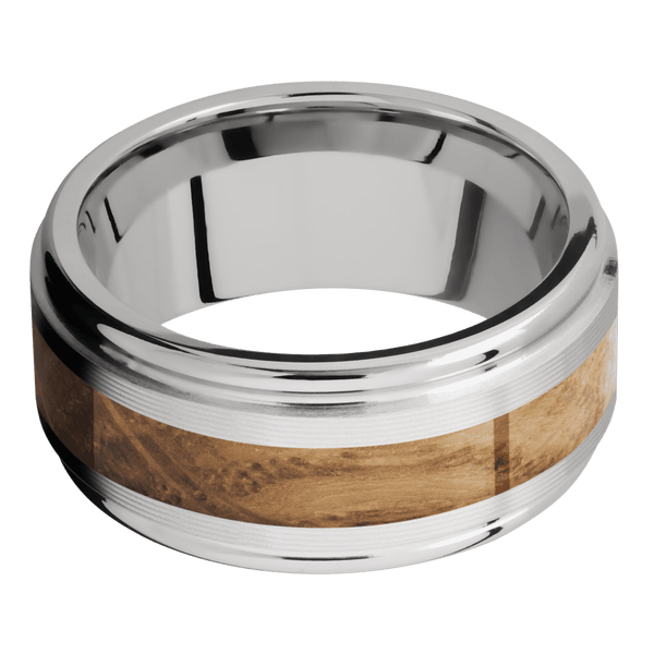 Cobalt Chrome + Machine , Polish Finish All Rings Men's Wedding Band