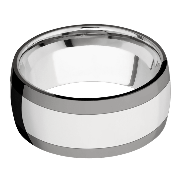 Cobalt Chrome + Polish Finish All Rings Men's Wedding Band
