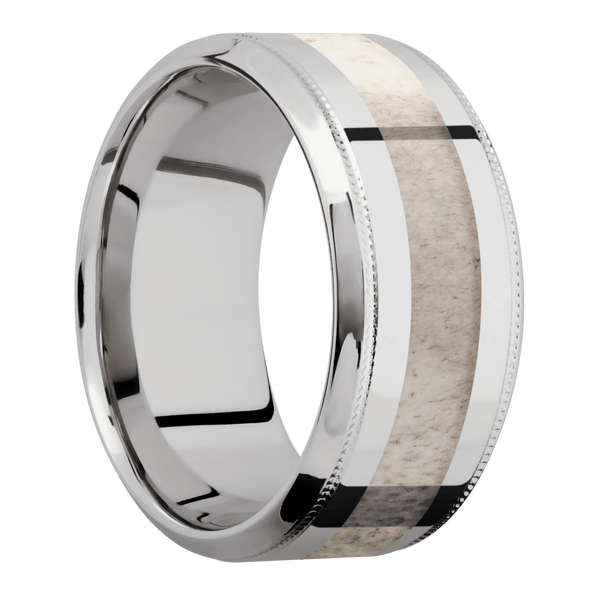 Cobalt Chrome + Polish , Polish Finish All Rings Men's Wedding Band