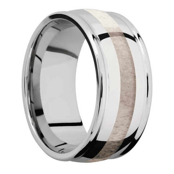 Cobalt Chrome + Polish , Polish Finish All Rings Men's Wedding Band