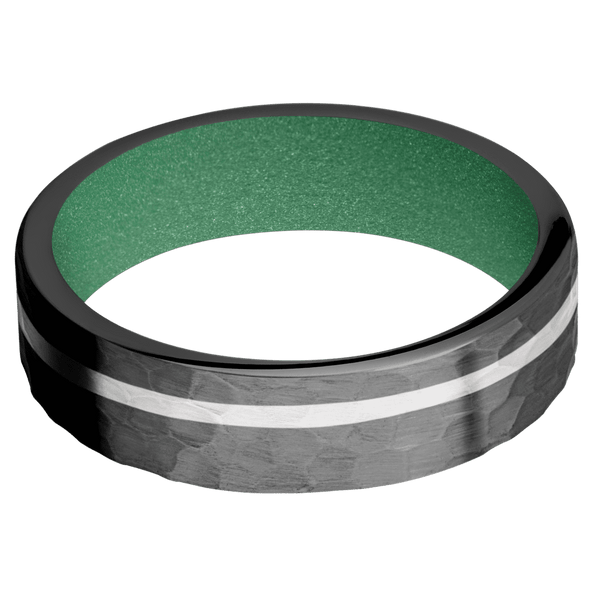 Zirconium + Hammer , Hammer Finish + Squatch Included in Sale Pricing Men's Wedding Band