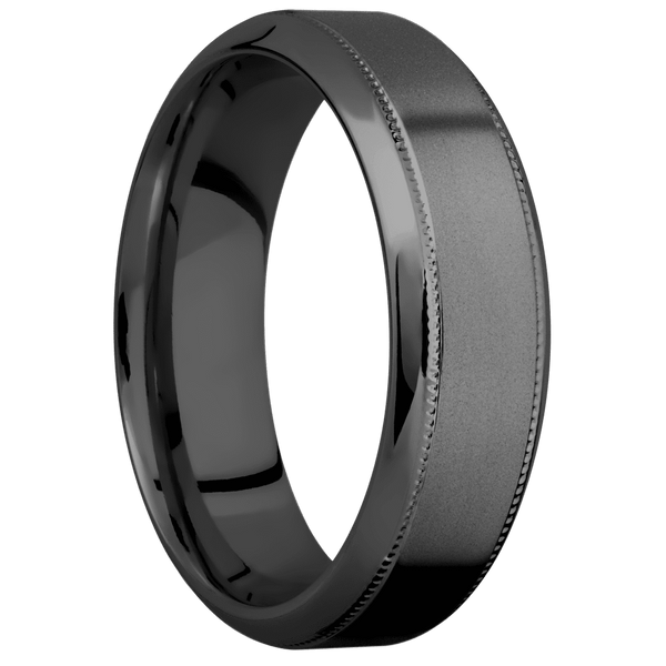 Zirconium + Bead , Polish Finish All Rings Men's Wedding Band