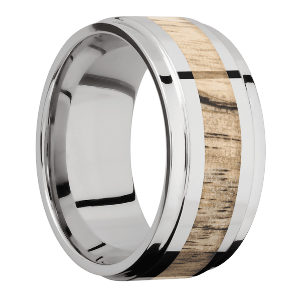 Cobalt Chrome + Polish , Polish Finish All Rings Men's Wedding Band