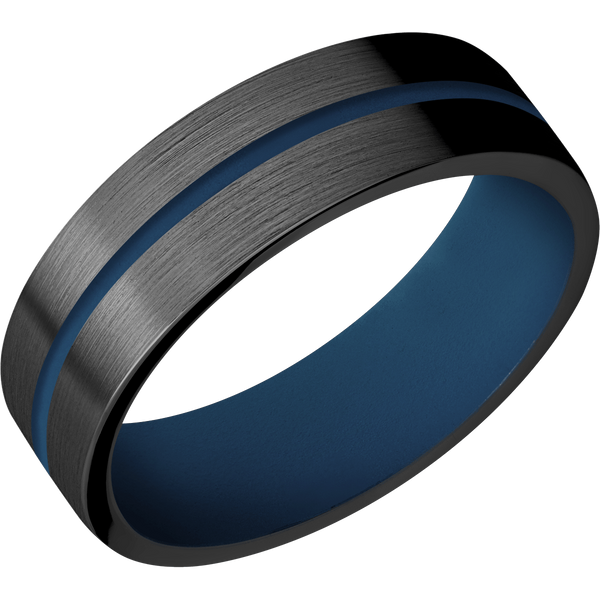 Thin Blue Line Morgan Coin Ring - Silver State Foundry