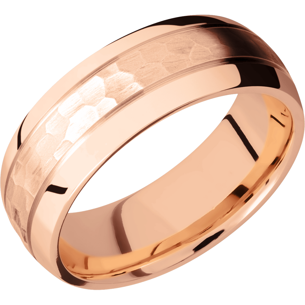 14K Rose Gold Men's Ring