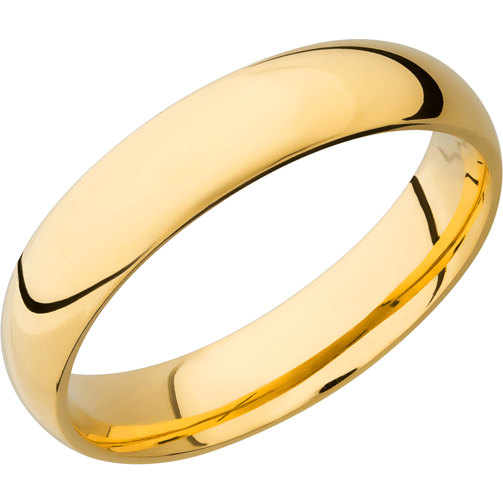 The Classic 5: 14k Yellow Gold Men's Wedding Band