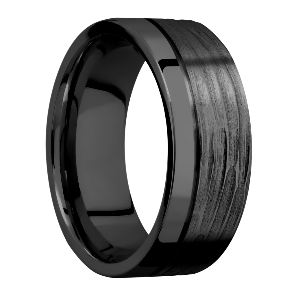 Black Zirconium Men's Ring