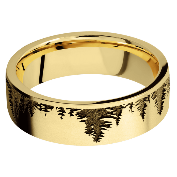 The Goldfinch: 14k Yellow Gold Men's Wedding Band