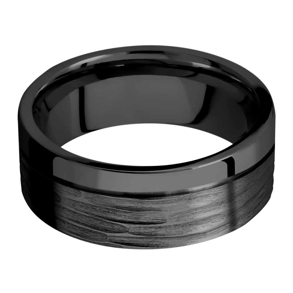 Black Zirconium Men's Ring