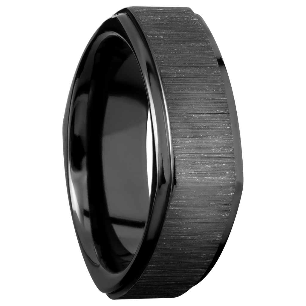 Black Zirconium Men's Ring