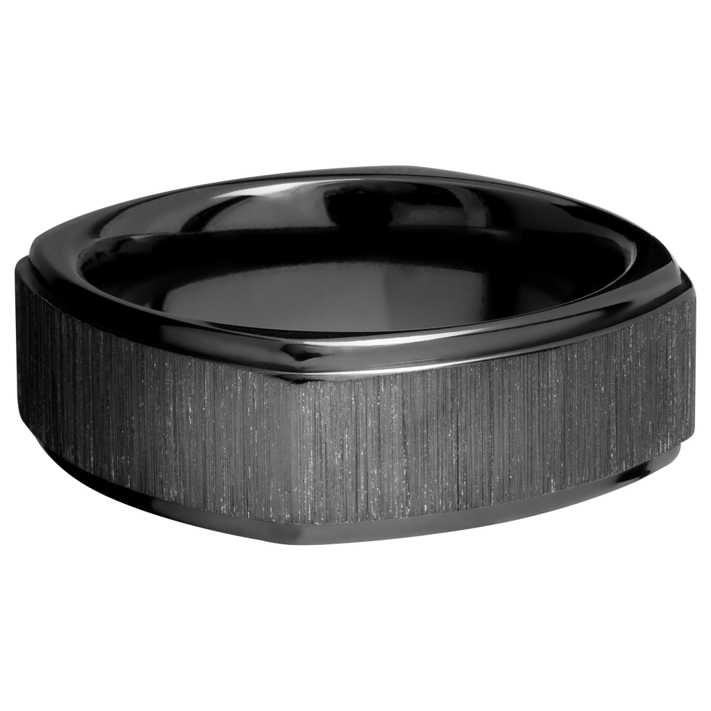 Black Zirconium Men's Ring