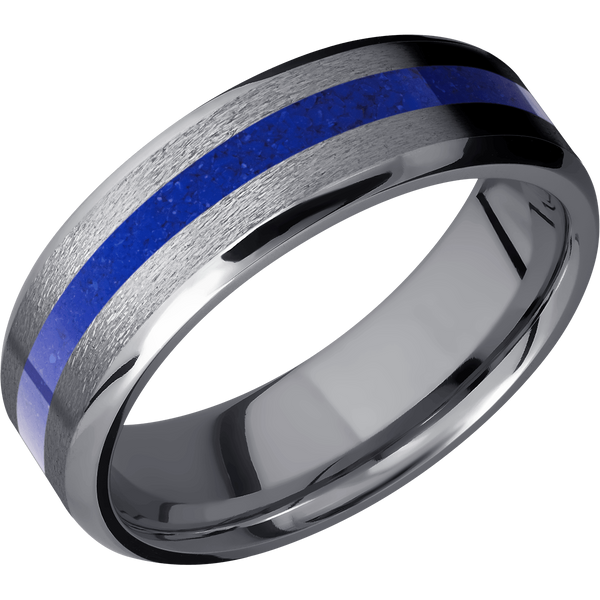 Thin Blue Line Double Heart Sapphire Ring - Thin Blue Line Shop